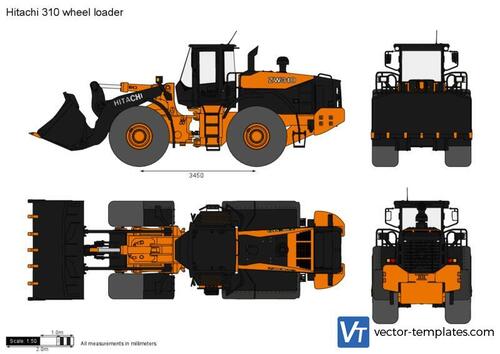 Hitachi 310 wheel loader