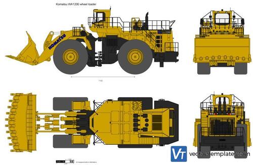Komatsu WA1200 wheel loader