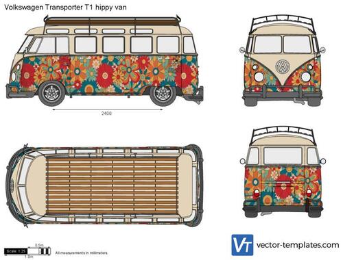 Volkswagen Transporter T1 hippy van