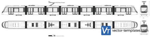 Alstom Citadis XO5 Paris T9 tram