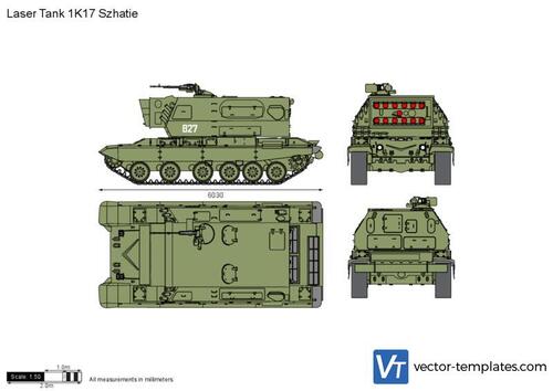 Laser Tank 1K17 Szhatie