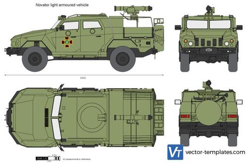 Novator light armoured vehicle