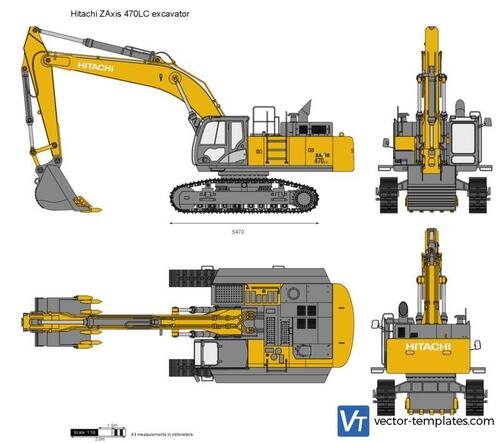 Hitachi ZAxis 470LC excavator