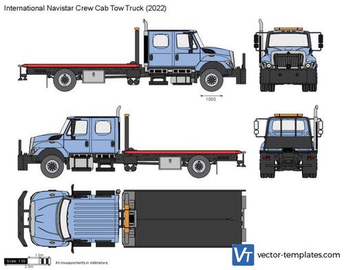 International Navistar Crew Cab Tow Truck