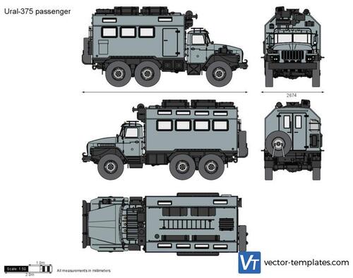 Ural-375 passenger