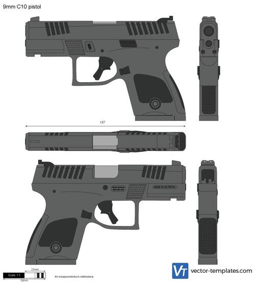 9mm C10 pistol