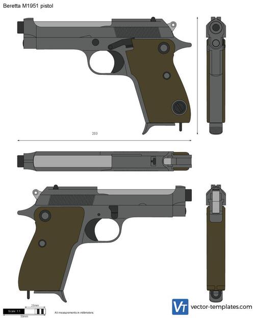 Beretta M1951 pistol