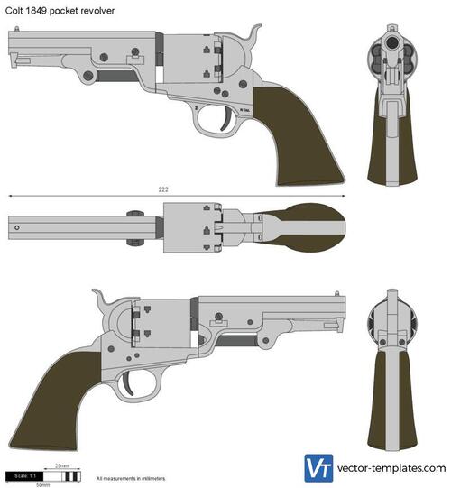 Colt 1849 pocket revolver