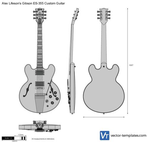 Alex Lifeson's Gibson ES-355 Custom Guitar