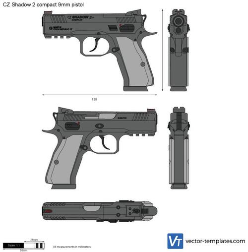 CZ Shadow 2 compact 9mm pistol