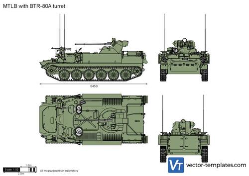 MTLB with BTR-80A turret