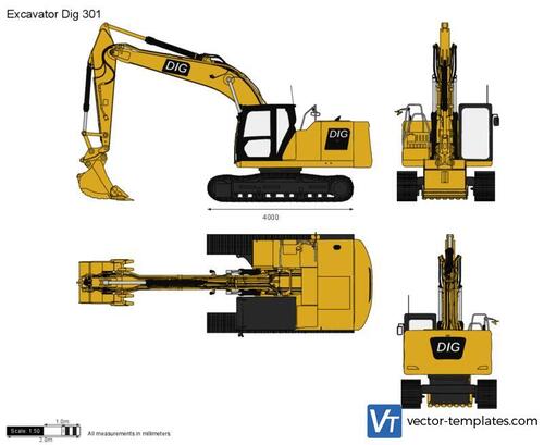 Excavator Dig 301