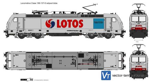 Locomotive Class 186-137-6 railpool lotos
