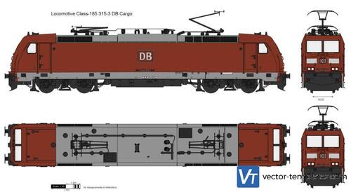 Locomotive Class-185 315-3 DB Cargo