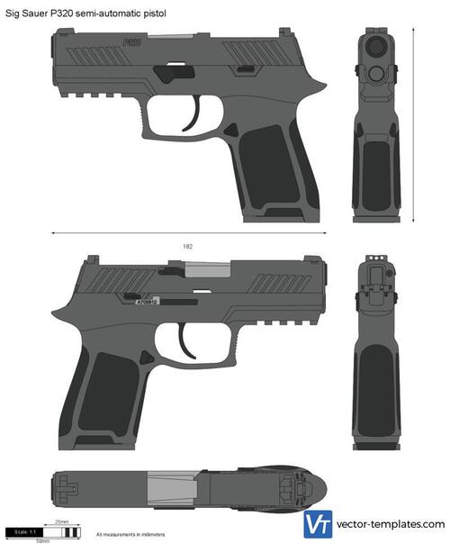 Sig Sauer P320 semi-automatic pistol