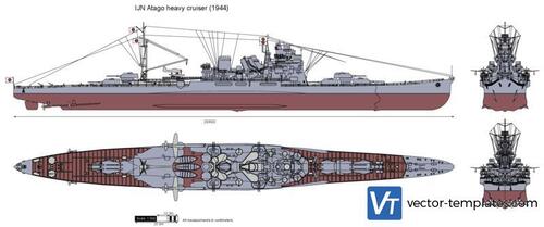IJN Atago heavy cruiser