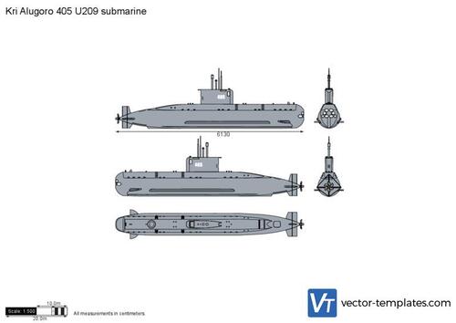 Kri Alugoro 405 U209 submarine