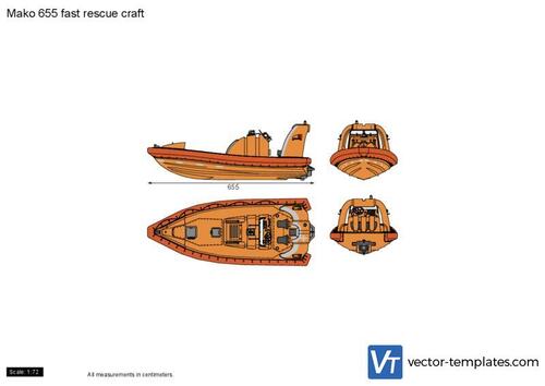 Mako 655 fast rescue craft