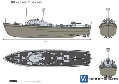 US Coast Guards 83 patrol cutter