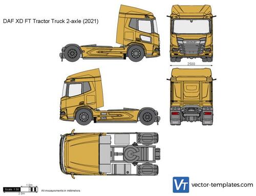 DAF XD FT Tractor Truck 2-axle