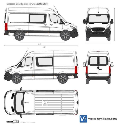 Mercedes-Benz Sprinter crew van L2H2
