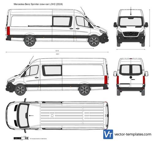 Mercedes-Benz Sprinter crew van L3H2