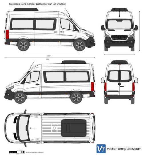 Mercedes-Benz Sprinter passenger van L2H2