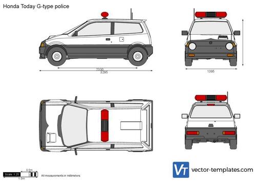 Honda Today G-type police