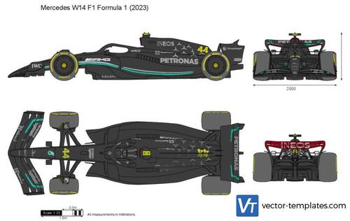 Mercedes W14 F1 Formula 1