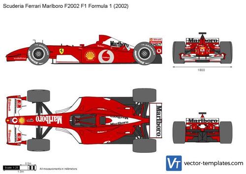 Scuderia Ferrari Marlboro F2002 F1 Formula 1