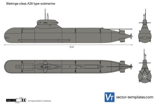Blekinge-class A26 type submarine