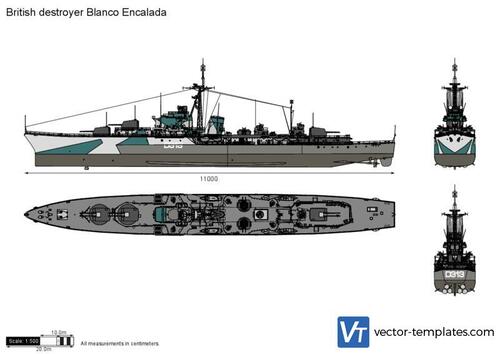 British destroyer Blanco Encalada
