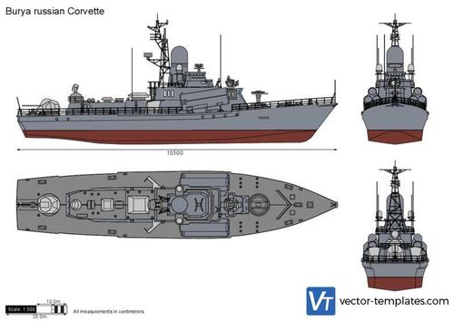 Burya russian Corvette