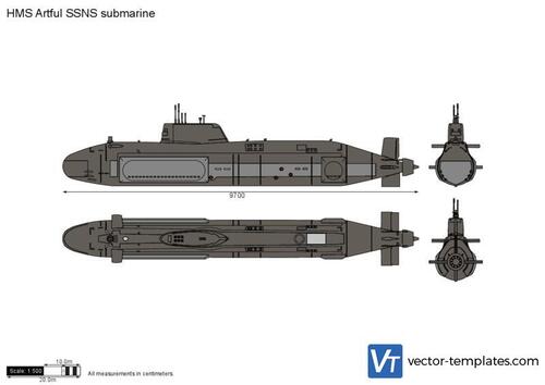 HMS Artful SSNS submarine