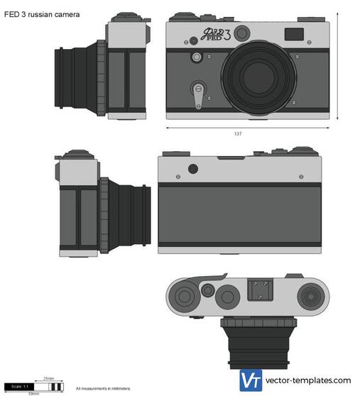 FED 3 russian camera