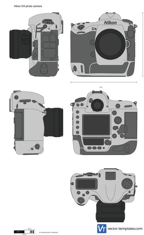 Nikon D4 photo camera