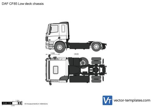 DAF CF85 Low deck chassis