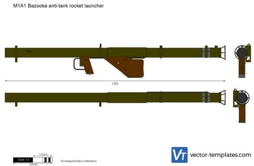 M1A1 Bazooka anti-tank rocket launcher