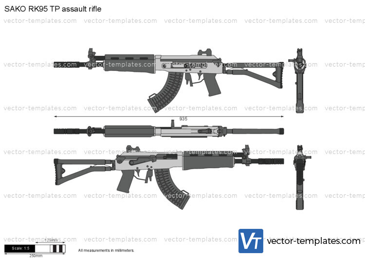 SAKO RK95 TP assault rifle