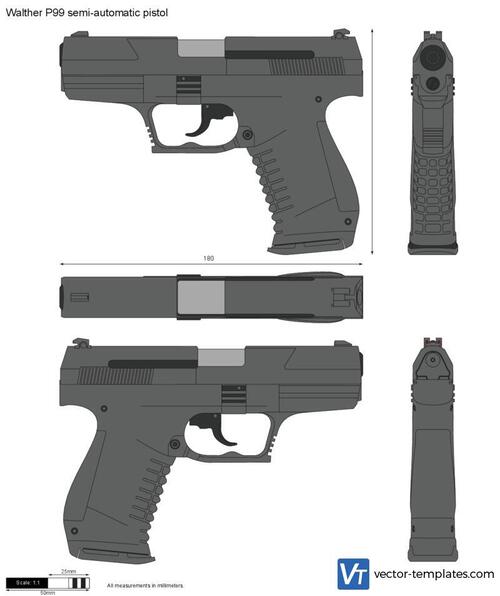 Walther P99 semi-automatic pistol