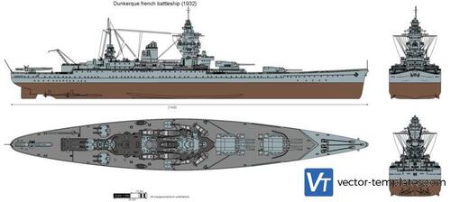 Dunkerque french battleship