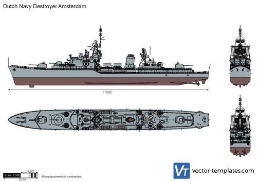 Dutch Navy Destroyer Amsterdam