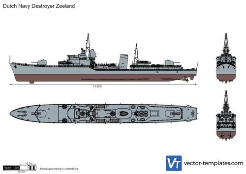 Dutch Navy Destroyer Zeeland