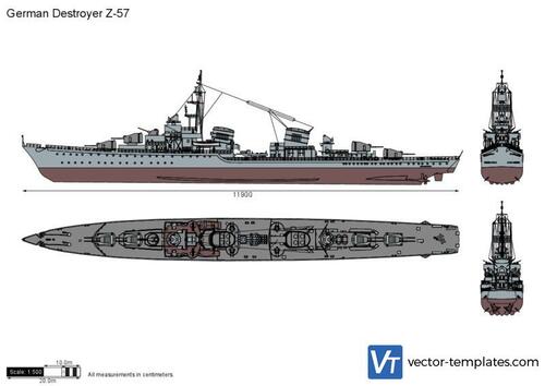 German Destroyer Z-57