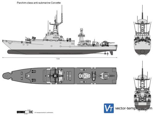 Parchim-class anti-submarine Corvette