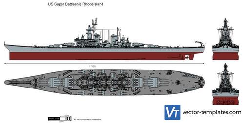 US Super Battleship Rhodeisland