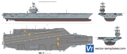 USS George HW Bush CVN-77 aircraft carrier