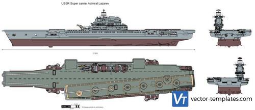 USSR Super carrier Admiral Lazarev