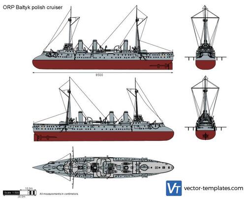 ORP Baltyk polish cruiser