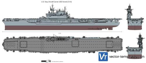 U.S. Navy Aircraft Carrier USS Hornet (CV-8)